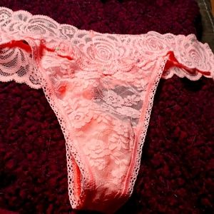 NWOT Victoria's Secret Pink Lace Rhineston…